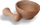 Havan kuzhine druri, dru ahu, 10.5cm, natyral
