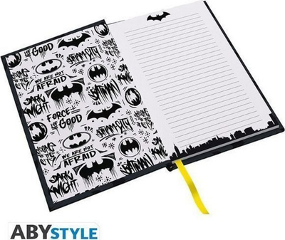 Fletore me vija ABYstyle DC Comics Batman Logo, 90 fletë, e zezë