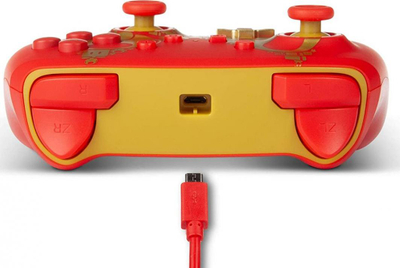 Kontroller PowerA Super Mario Golden M, me kabllo, i artë