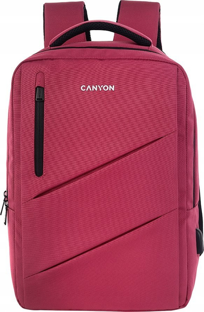 Çantë shpine Canyon BPE-5, për laptop 15.6", poliester, rozë
