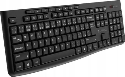 Set tastierë dhe mi wireless Eternico KS4210, 2.4GHz, USB, i zi
