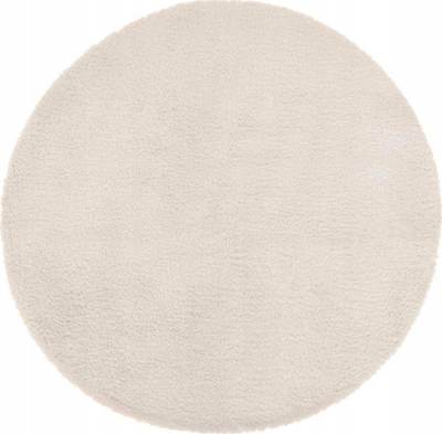 Округол килим Atmosphera Oven Extra Soft, 80 cm, плюш полиестер, ivory