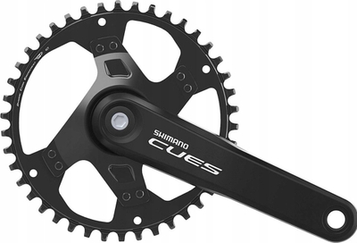 Garniturë pedalësh Shimano CUES FC-U4000, 42T, 175mm, 9/10/11-shpejtësi, e zezë
