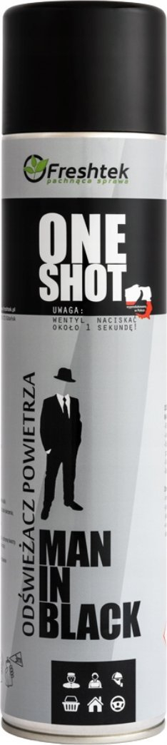 Neutralizues arome FRESHTEK One Shot MAN in BLACK, 600ml