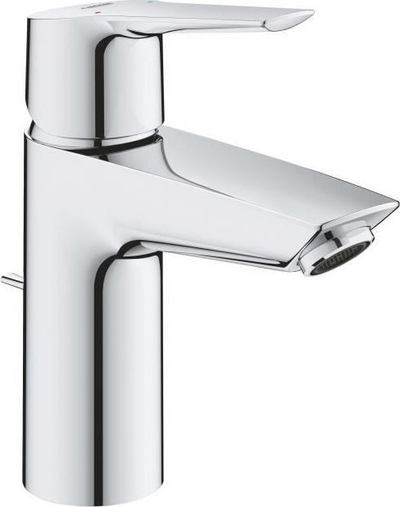 Rubinet lavamani GROHE QuickFix Start, me sifon pop up, H 16.5 cm, krom