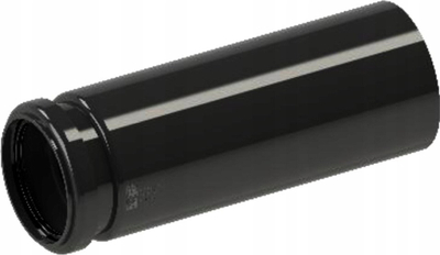 Tub lidhës kanalizimi KK-Pol DN90/110, 300mm, PVC, i zi