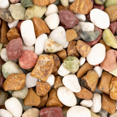 Gurë zbukurimi TerraNatura Multicolor Pebble, 10–20 mm, 5 kg, shumëngjyrësh