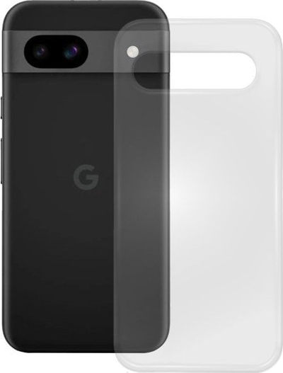 Куќиште за телефон PEDEA Soft TPU за Google Pixel 8a, проѕирно, отпорно на удари