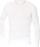 Bluzë termike Brubeck LS01120A, pambuk COTTON, me mëngë të gjata, e bardhë