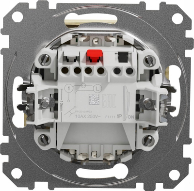 Buton drite Schneider Electric Sedna Design Elements, 10A, ngjyrë birch