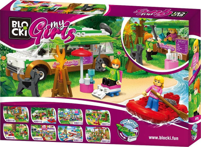 Set ndërtimi Blocki MyGirls Holiday Camper KB0112, 264 copa, 6+ vjeç, shumëngjyrësh