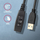 Kabllo USB Axagon ADR-305, USB-A në USB-A, 5 m, e zezë