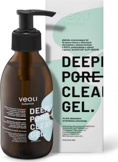 Xhel për pastru pore Veoli Botanica, 200 ml