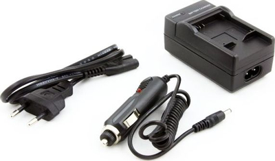 Karikues baterie MASSA për Canon LP-E5, 100-240V, për makinë dhe shpi, i zi
