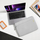 Mbështjellëse mbrojtëse Tomtoc për laptop, për 13" MacBook Air dhe 14" MacBook Pro, gri e hapur