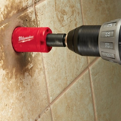 Sharrë rrethore Milwaukee Diamond Max, 1-1/8", për xham edhe pllaka, e kuqe