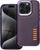 Kapak telefoni Milano Case për iPhone 11, pamje lëkure, mbrojtje e forcuar, vjollcë e errët