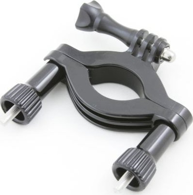 Mbajtëse për kamerë sportive Xrec Roll Bar XL, për tuba 25–65 mm, për GoPro dhe SJCAM, e zezë