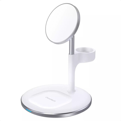 Mbajtëse telefoni X05 për në makinë, karikim wireless Qi 15W, për grilën e ajrit, e zezë