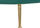 Karrige kolltuk LANGA Velvet Accent Chair, kadife, këmbë metali me ngjyrë ari, smerald