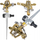 Sprikler kopshti Garden Pulsating, metal, rreze 8–12 m, jeshil