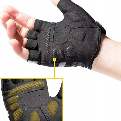 Doreza biçiklete Rokbros Nylon, masa M, ngjyrë e zezë
