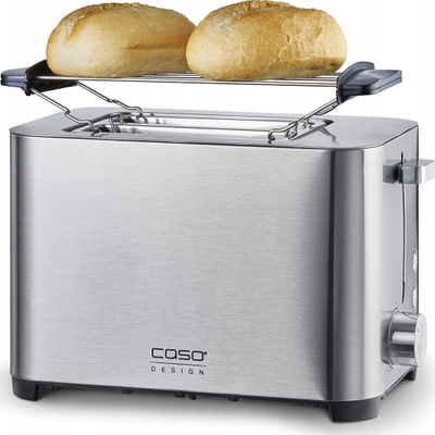 Toaster Caso CAS 1917 T2, 2 vrima, çelik inox, ngjyrë argjendi