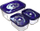 Set ena qelqi me vakum Guzzanti GZ 3061, 3 copë, 500 ml dhe 1500 ml, kapak blu