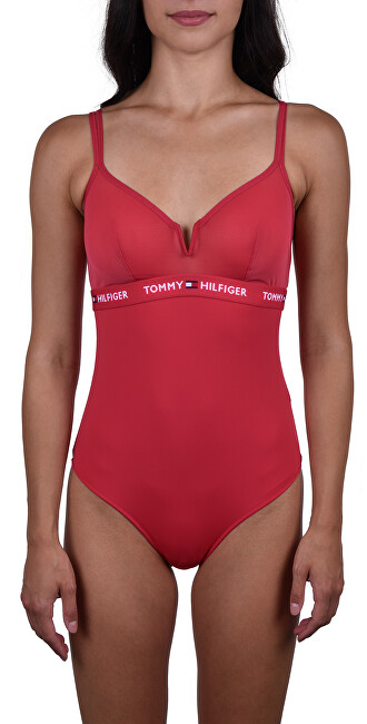Bikine Tommy Hilfiger UW0UW01898-XAN, të kuqe, S