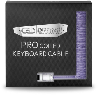 Kabllo spirale CableMod Pro, USB-C/USB-A, 1.5m, vjollcë