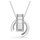 Qafore për femra Swarovski Matrix 5639628, 65cm, e argjendtë