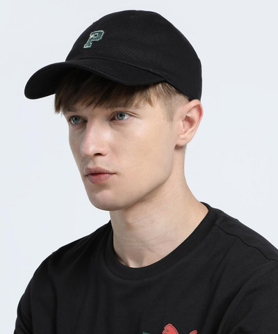 Капа PUMA Wardrobe ESS Graphic Dad Cap 026155 25, пролет лето, темно сина
