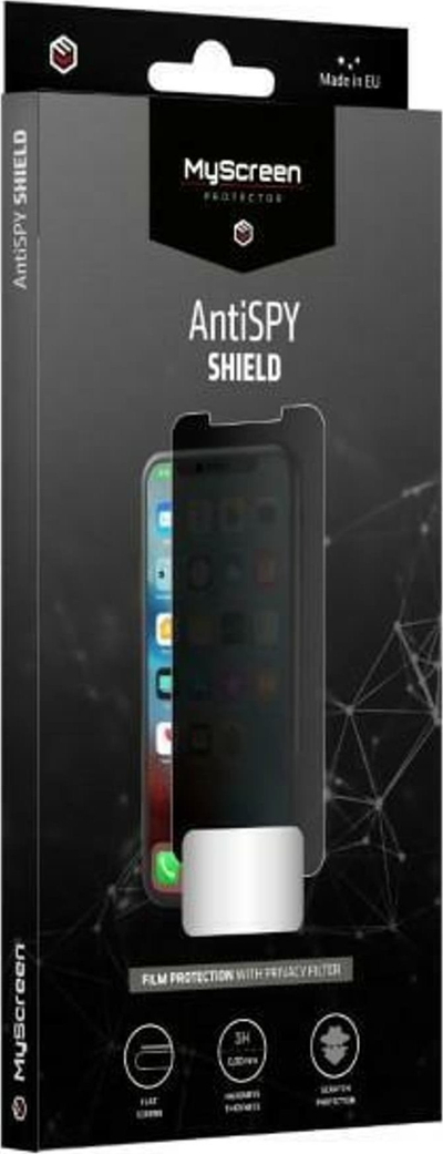 Folie mbrojtëse MyScreen AntiSPY, për Samsung Galaxy M51 A71, ekran i rrafshët, e zezë