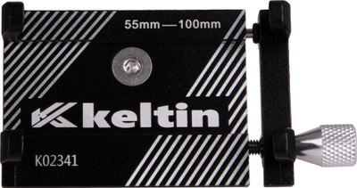 Mbajtëse telefoni për biçikletë Keltin K02341, alumin, 55-100mm, e zezë