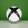 Llambë dekor Xbox Logo Light, USB, për mur, e bardhë