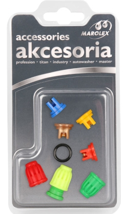 Set grykash profesionale Marolex Z09J7, 7 copë, për pompë spërkatëse
