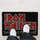 Килим за врата Iron Maiden The Number of the Beast, влакна од кокос PVC, повеќебоен