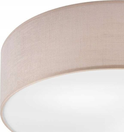 Lampë tavani VIVIAN LM-2.207, 2 pika drite, me abazhur, bezhë