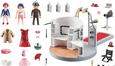 Set loje Playmobil Miraculous 71335 Fashion Show in Paris, 66 pjesë, mbi 4 vjeç, shumëngjyrësh