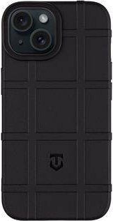 Kapak telefoni Tactical Infantry për iPhone 15, TPU, i hollë, i zi