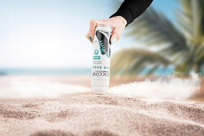 Deodorant këpucësh Coccine Sneakers Deo Shoe Sea Wind, 150ml, transparent