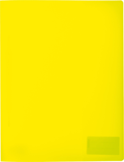 Dosje plastike HERMA Fastener A4, polipropilen, set 3 copë, neon e verdhë