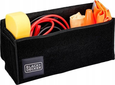 Organizues bagazhi Black+Decker, 2 ndarje, me dorezë dhe shirit kapës, i zi