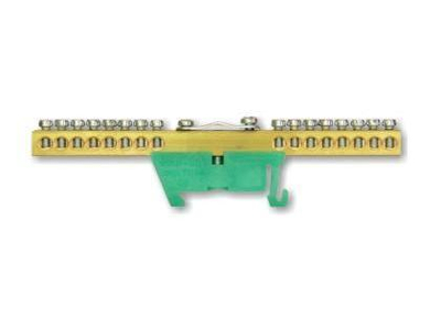 Listwa zerowa ochronna TH 35-D zielona