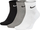 Çorape të shkurtra Nike Everyday Lightweight Ankle SX7677-964, 3 palë, Dri FIT, shumëngjyrëshe