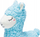 Lodër pelushi për qen Karlie Alpaca Fuzzy, me fishkëllimë, 20 x 6 x 22 cm, blu