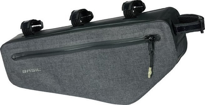 Çantë kornize biçiklete Basil Storm M Frame Bag, 16 x 38 x 6 cm, e zezë