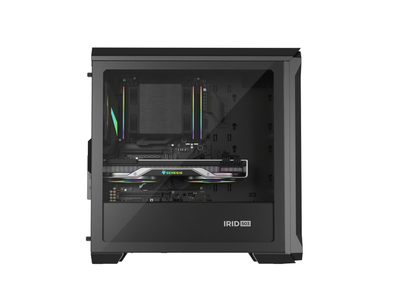 Kullë PC Genesis Irid 503 ARGB V2, micro tower, xham i temperuar, e zezë