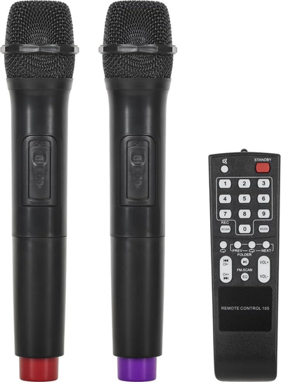 Кутбафон Azusa активен колона звучник, 12\", 40W, со 2 безжични микрофони