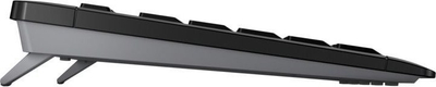 Tastierë CHERRY Stream Wireless Keyboard Universal, RF 2.4GHz, USB, e zezë